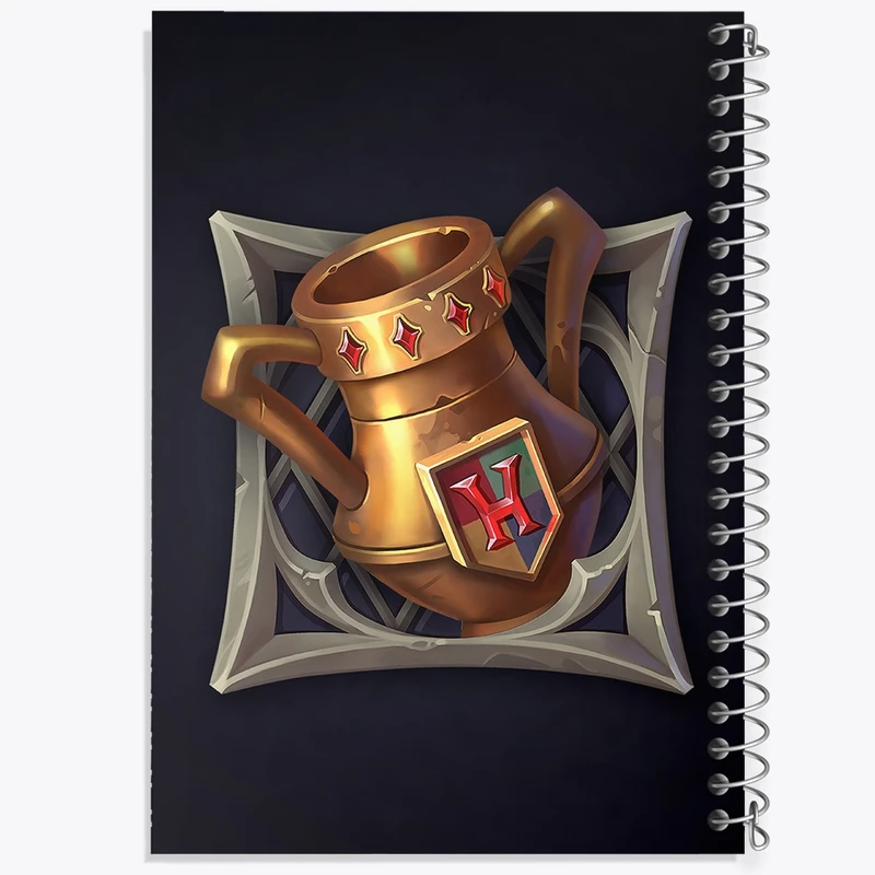 دفتر ژورنال نویسی 50 برگ خندالو مدل نقطه ای طرح هری پاتر (Harry Potter) کد F864