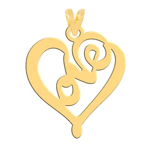 آویز گردنبند طلا 18 عیار زنانه فرشته مدل WNL-000394 LOVE