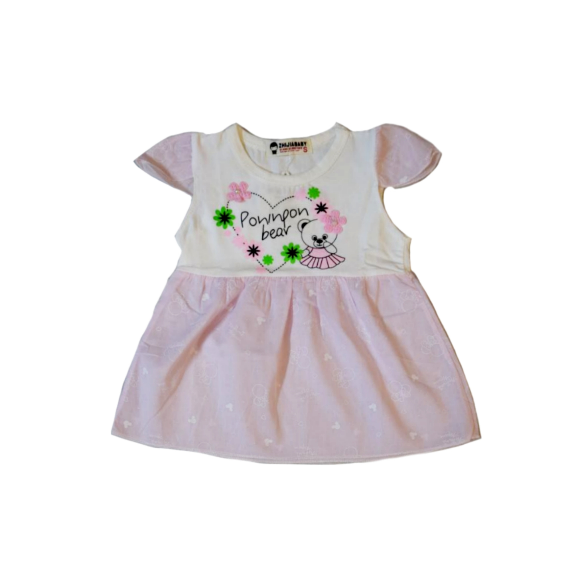 پیراهن دخترانه مدل خرس کد 0127