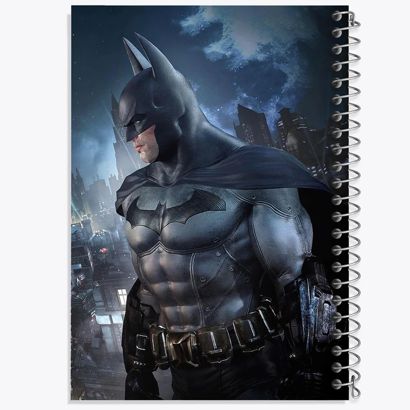 دفتر مشق 100 برگ خندالو طرح بتمن شوالیه آرخام Batman Arkham knight کد 30271