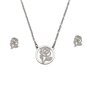 نیم ست زنانه طرح گل رز مدل 105NSZ2