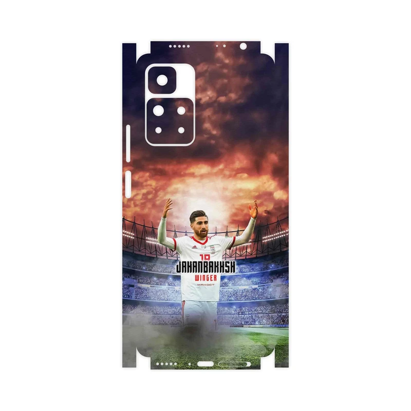برچسب پوششی ماهوت مدل Alireza Jahanbakhsh-FullSkin مناسب برای گوشی موبایل شیائومی Redmi Note 11 Pro Plus 5G