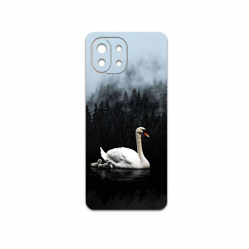 برچسب پوششی ماهوت مدل Swan-Lake مناسب برای گوشی موبایل شیائومی 11 Lite 5G NE