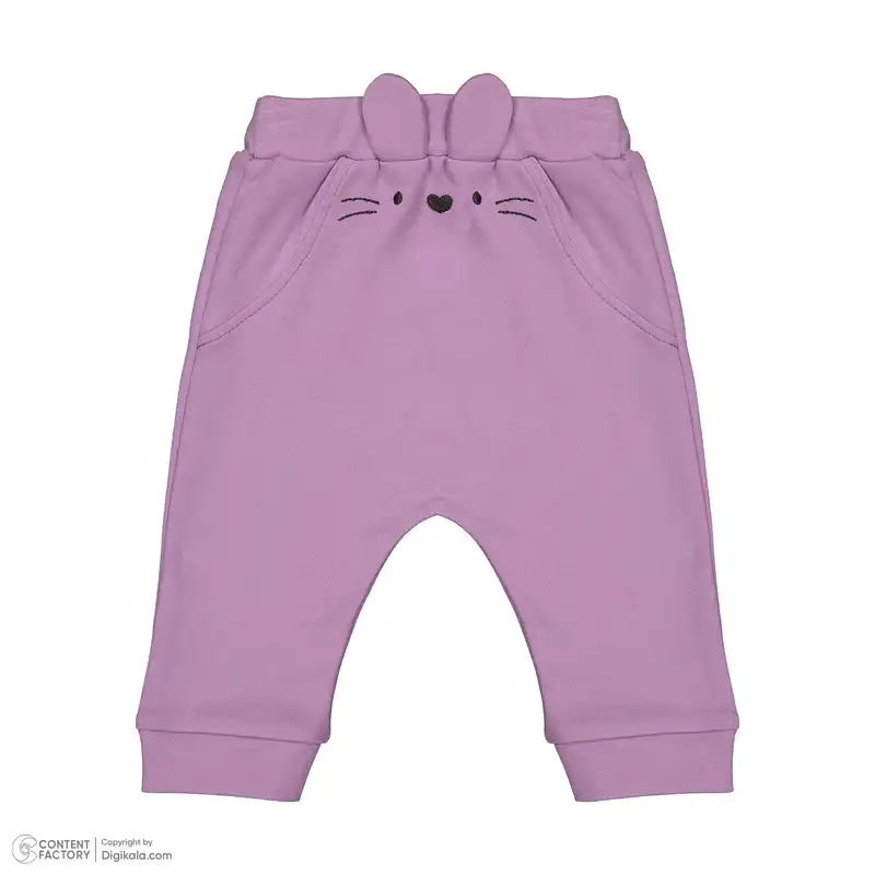 ست 3 تکه لباس نوزادی ایندیگو مدل 5015 رنگ استخوانی