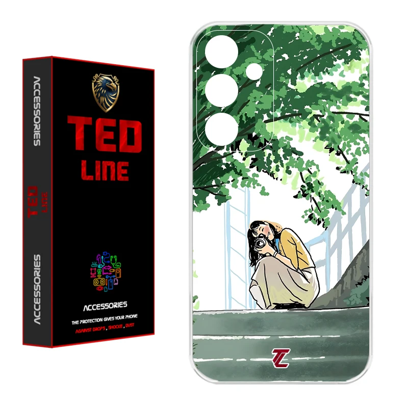 کاور تدلاین طرح دختر عکاس کد 1206 مناسب برای گوشی موبایل سامسونگ Galaxy A56 / A36