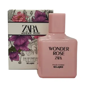 ادوپرفیوم زنانه اسکلاره مدل Wonder Rose zara با رایحه شیرین حجم 100 میلی‌لیتر