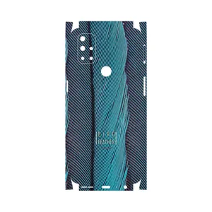 MAHOOT Turquoise feathers-FullSkin Cover Sticker for OnePlus Nord N10 5G