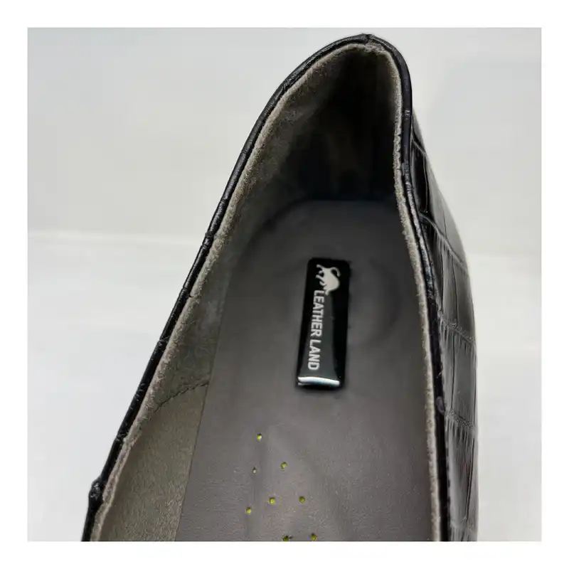 کفش زنانه سرزمین چرم کد 1261 رنگ مشکی