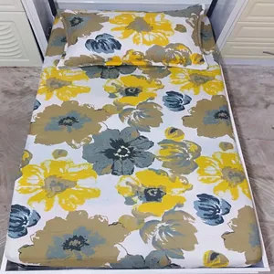 سرویس ملحفه مدل ابرنگی یک نفره 2 تکه