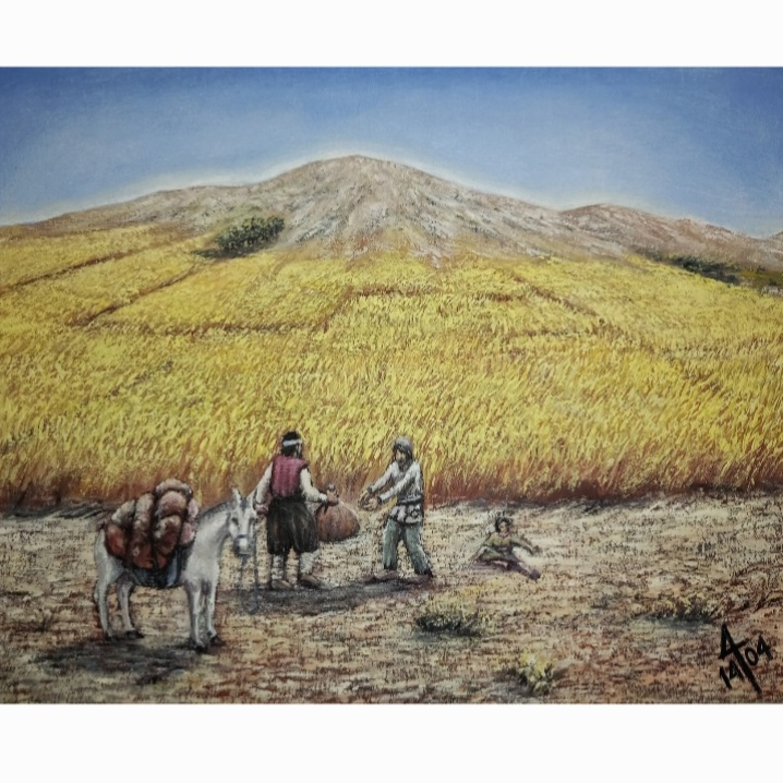 تابلو نقاشی رنگ روغن به سبک رئالیسم کد s8