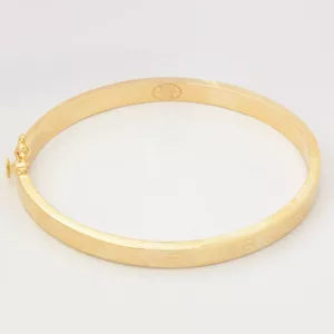 دستبند النگویی طلا 18 عیار زنانه طلای مستجابی کد 3