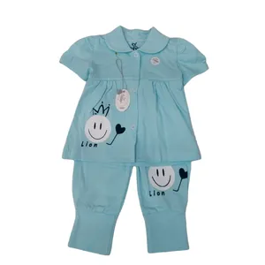 ست شومیز و شلوار نوزادی مدل استیکر