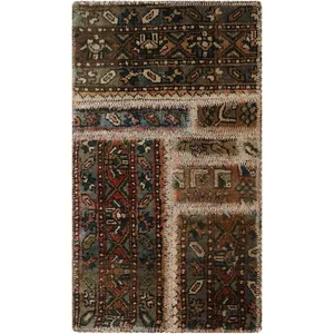 کلاژ فرش دستبافت نیم متری فرش هریس کد 101941