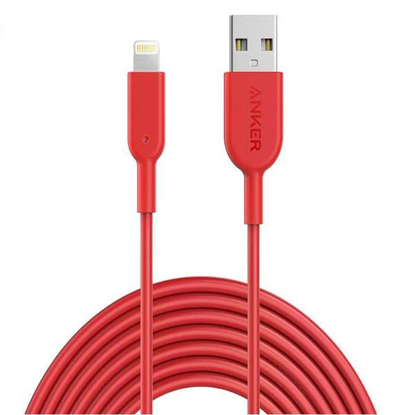کابل تبدیل USB به لایتنینگ انکر مدل A8434 طول 3 متر