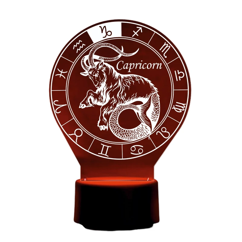 چراغ خواب مدل بالبینگ نماد ماه دی بز دریایی capricorn