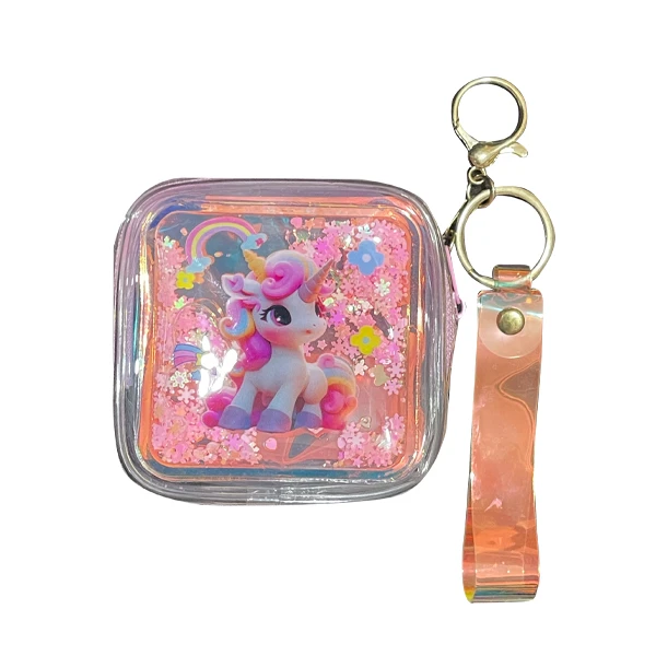 جاکلیدی دخترانه مدل آکواریومی 1002.1 طرح تک شاخ