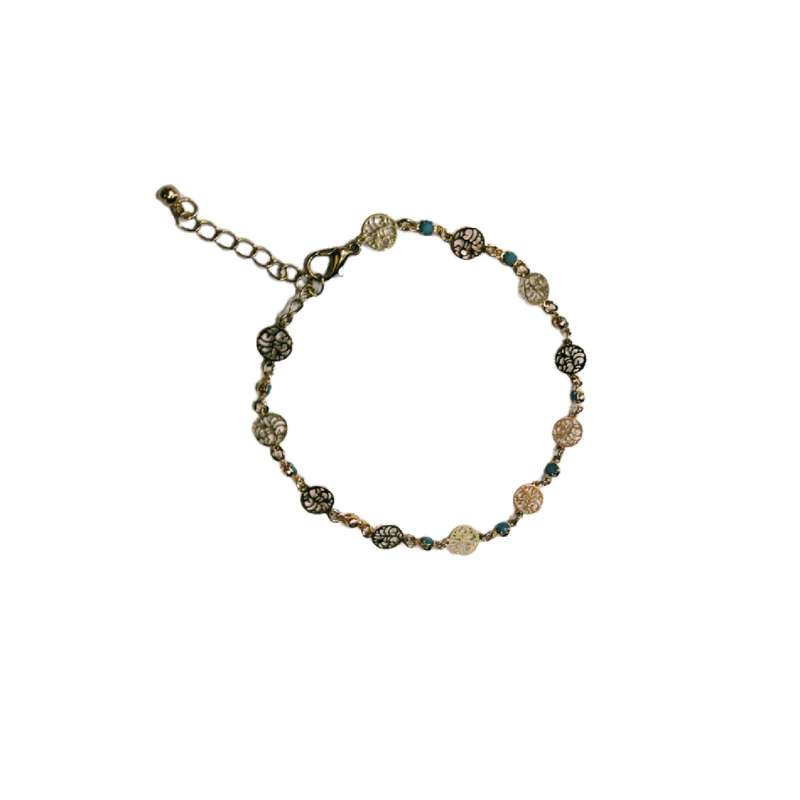 پابند زنانه اکسسورایز مدل سنگ فیروزه