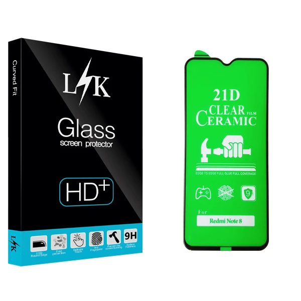 محافظ صفحه نمایش سرامیکی ال کی مدل +LITE مناسب برای گوشی موبایل شیائومی Note 8