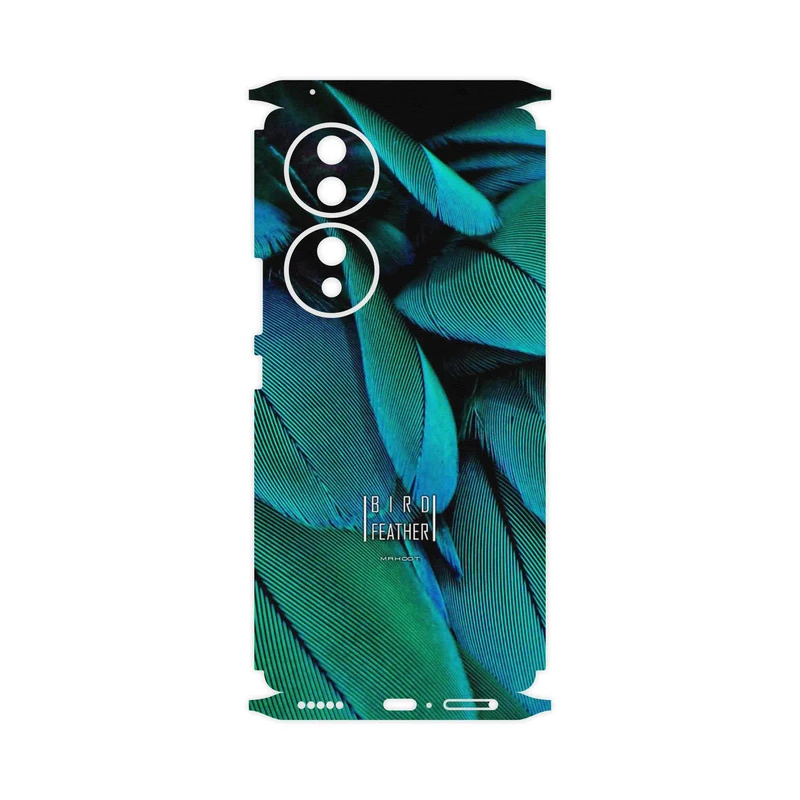 برچسب پوششی ماهوت مدل Green Feather-FullSkin مناسب برای گوشی موبایل آنر 70