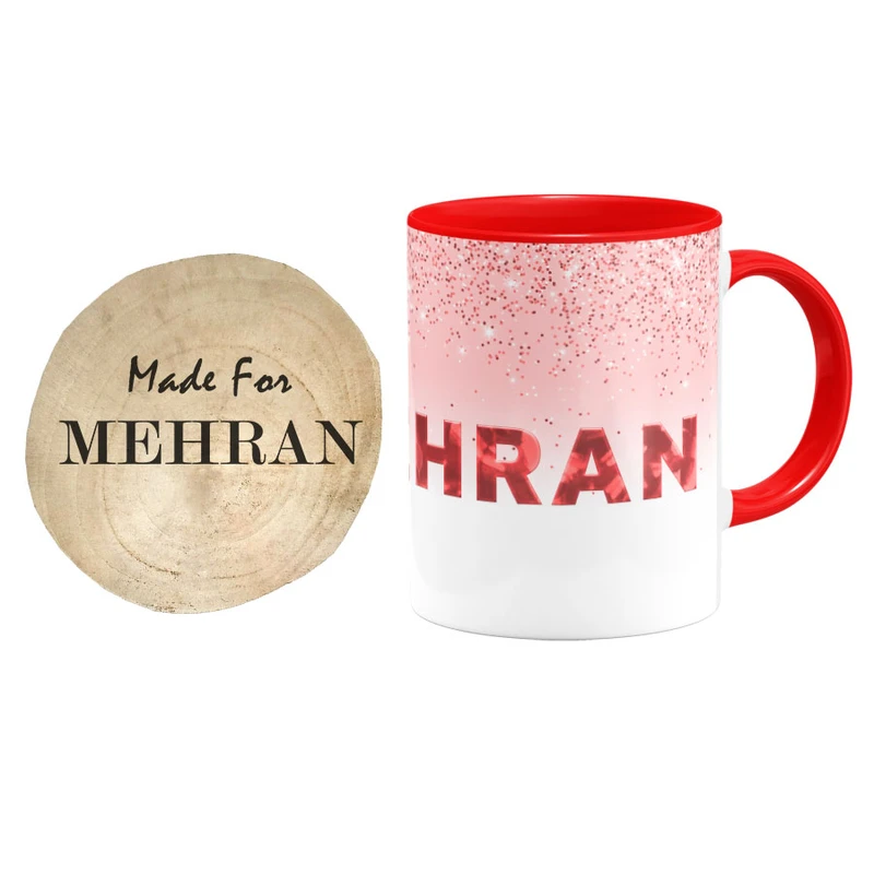 ماگ گالری وبفر مدل مهران به همراه زیر لیوانی