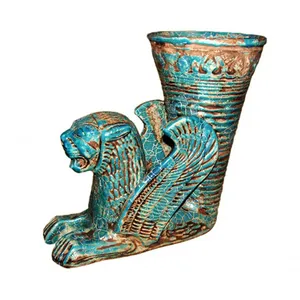 مجسمه طرح ریتون شیر بالدار کد 128