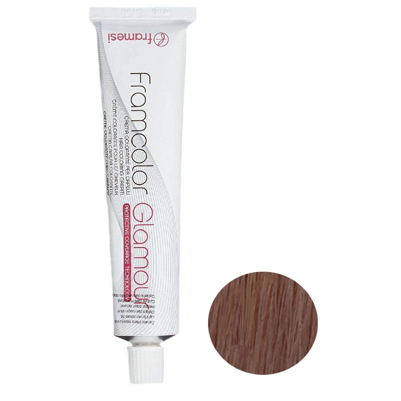 رنگ مو فرامسی مدل glamour شماره 8.6 حجم 100 میلی لیتر رنگ بلوند روشن مرواریدی