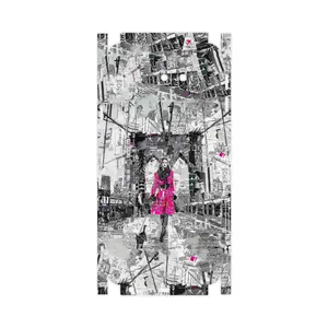 MAHOOT Collage of Catwalk Bridge-FullSkin Cover Sticker for Samsung Galaxy J4 Plus