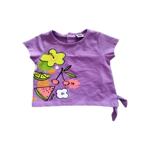 تی شرت آستین کوتاه دخترانه توک توک مدل گل