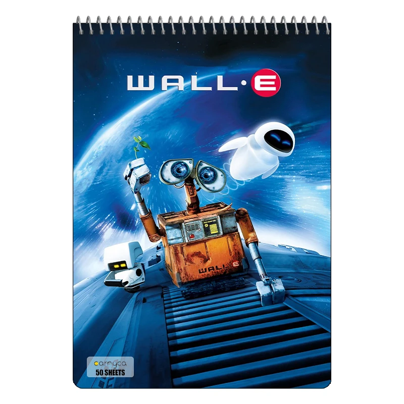 دفتر نقاشی 50 برگ سیمی کارنیکا طرح E WALL کد 12192
