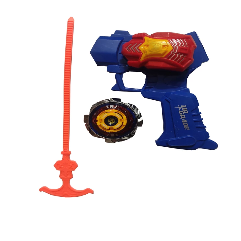 اسباب بازی مدل فرفره انفجاری و تفنگ پرتاب کننده