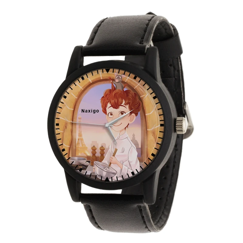 ساعت مچی عقربه ای ناکسیگو مدل موش سرآشپز کد LF14346