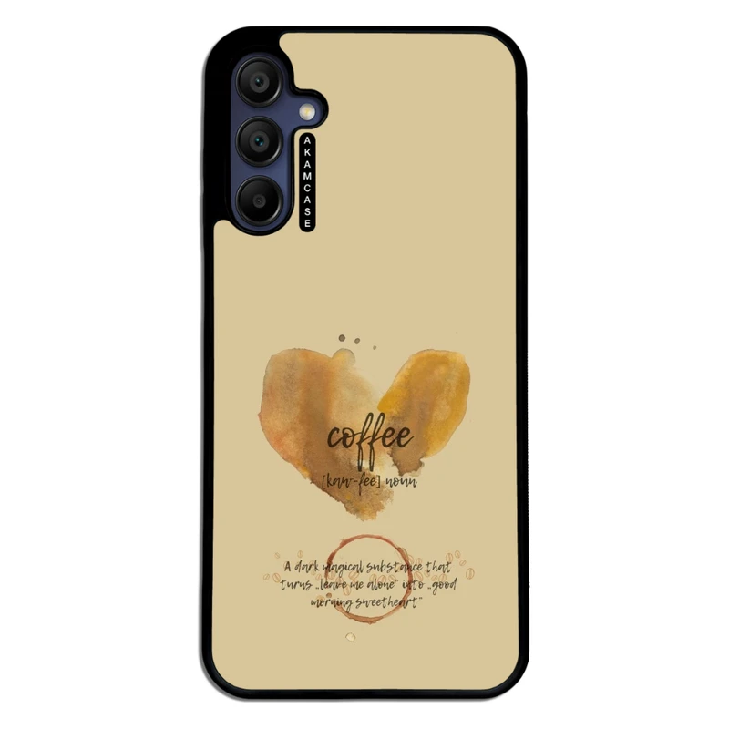 کاور آکام مدل AMC-WSGA15-COFFEE-15 مناسب برای گوشی موبایل سامسونگ Galaxy A15