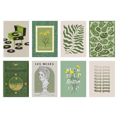 نقد و بررسی پوستر طرح وینتیج کد 06 بسته 8 عددی توسط خریداران