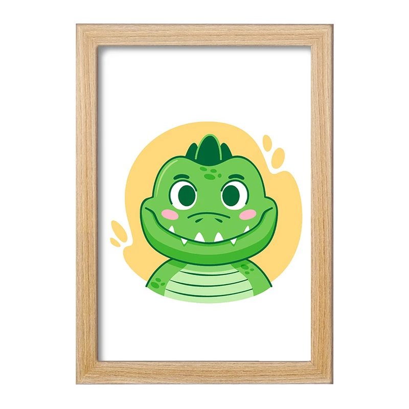 تابلو خندالو مدل تمساح حیوانات بامزه کد 37145