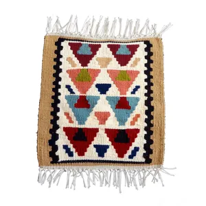 رومیزی گلیم دستبافت مدل اکرلیک کد GL3