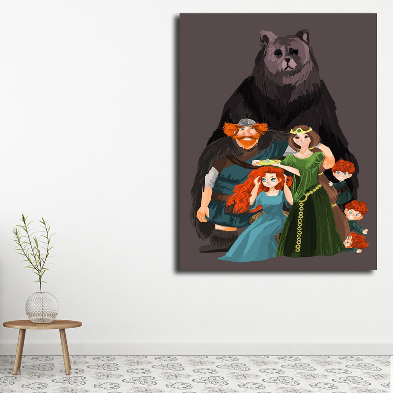  تابلو کودک و نوزاد مدل دلیر کد 6