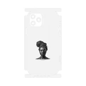 MAHOOT Portrait of an African Woman-FullSkin Cover Sticker for Apple iPhone 12 Pro