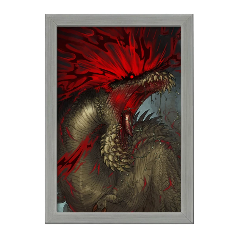 تابلو خندالو طرح بازی شکارچی هیولا (Monster Hunter) کد 33248