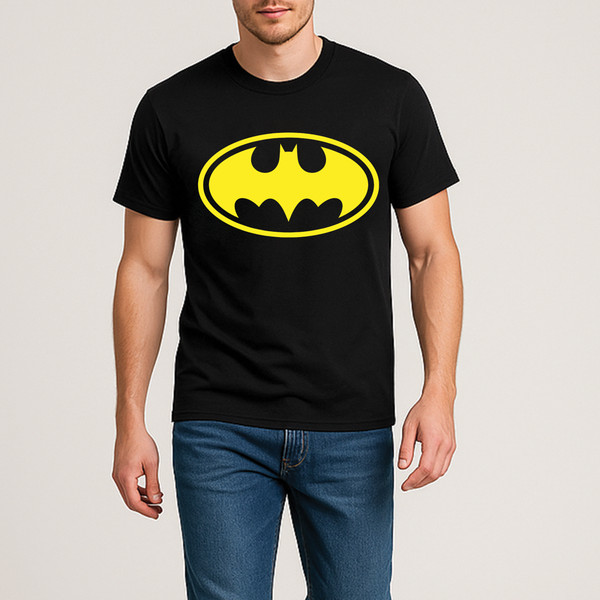 تیشرت آستین کوتاه مردانه طرح بتمن کد BT056