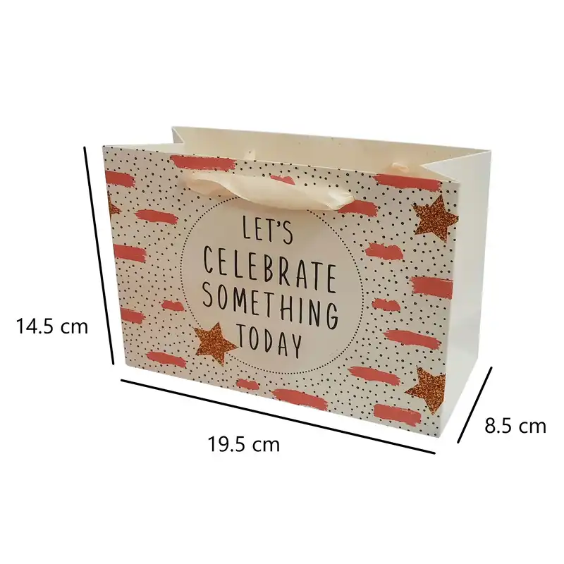 پاکت هدیه طرح خالخالی و ستاره کد GP 216