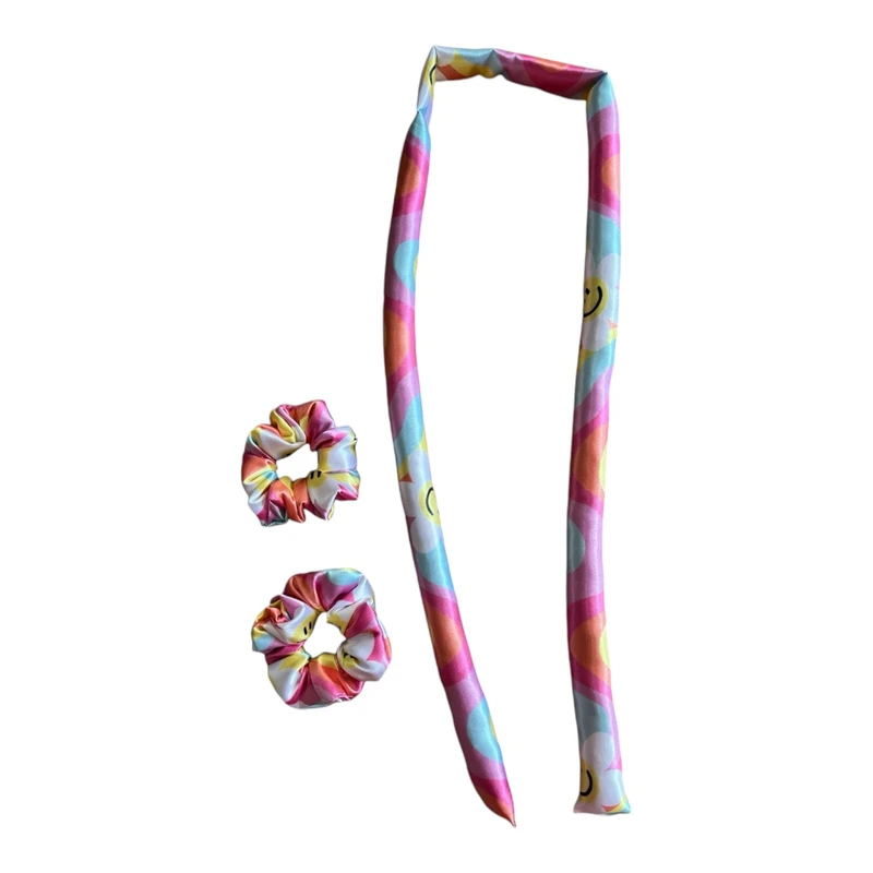 بیگودی مدل کرلی روبان به همراه کش مو مجموعه 3 عددی