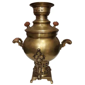 سماور ذغالی برنجی مدل 377