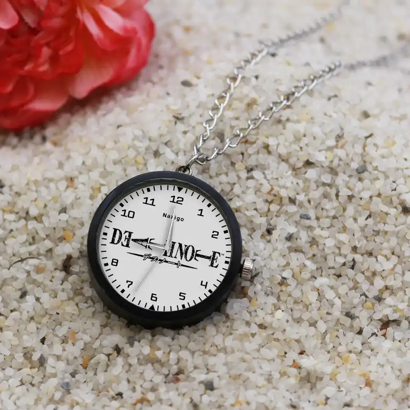ساعت گردنبندی عقربه ای ناکسیگو مدل Death Note کد NF12825