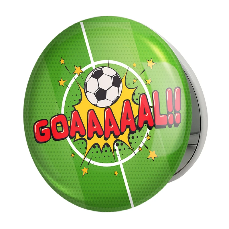آینه جیبی خندالو طرح فوتبال Football مدل تاشو کد 25937 