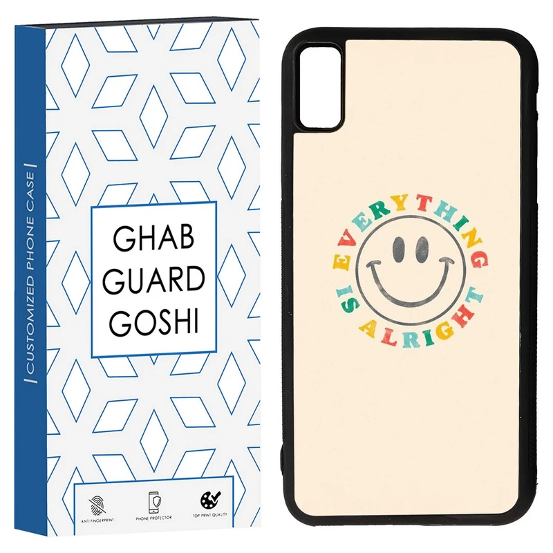 کاور قاب گارد گوشی طرح خوشحال کد TPU-247 مناسب برای گوشی موبایل اپل Iphone XS MAX/ X MAX