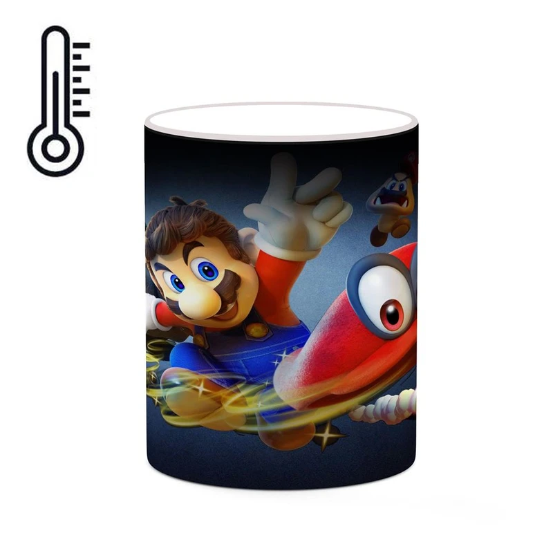 ماگ حرارتی کاکتی مدل بازی سوپر ماریو Super Mario Odyssey کد mgh30617