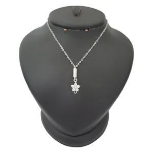 گردنبند نقره زنانه ترمه ۱ مدل گل کد smed 1094