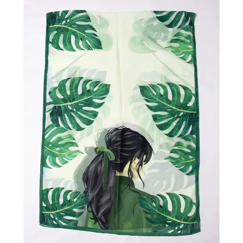 شال زنانه مدل نخی طرح دختر کد sar-1725