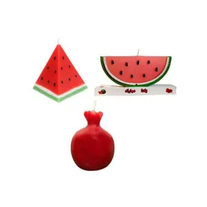 شمع مدل یلدایی an3 مجموعه 3عددی