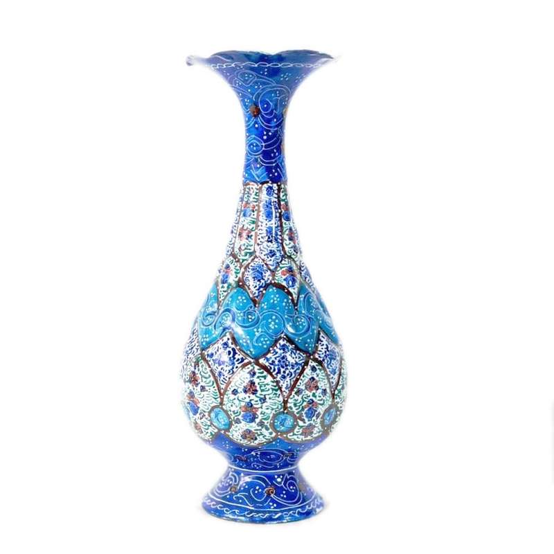 گلدان میناکاری طرح اسلیمی کد GM20